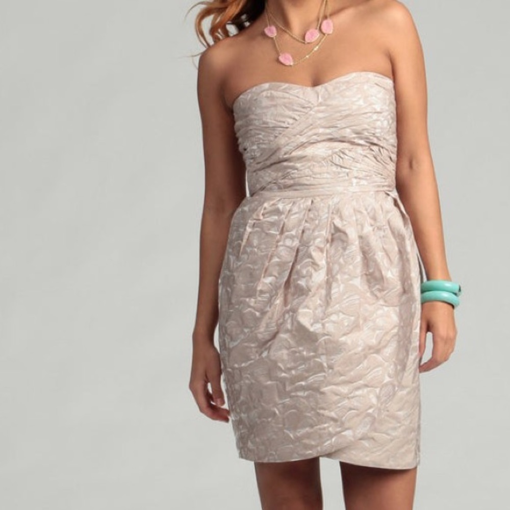 Max & Cleo Sleeveless Pleated Bodice Dress Size 8